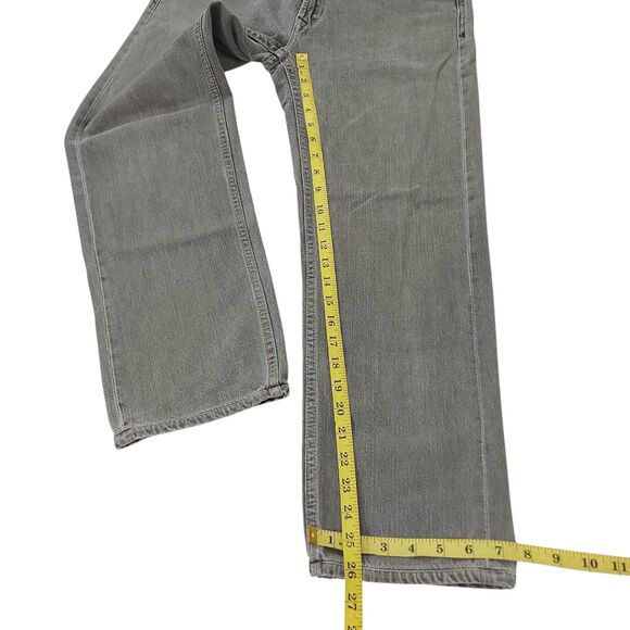 Diesel Industry Jeans Mens 30x26 Gray Straight Leg Cotton Streetwear Skater - Picture 12 of 12